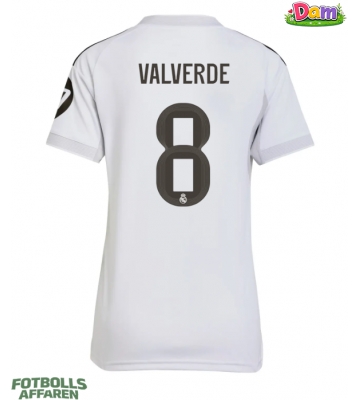 Real Madrid Federico Valverde #8 Hemmatröja Kvinnor 2025-26 Kortärmad